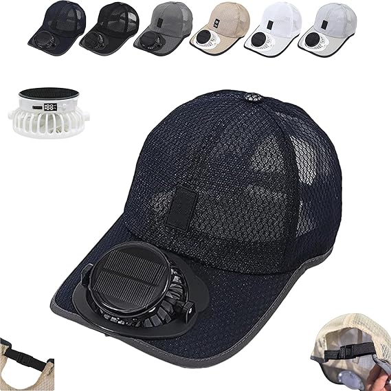 Solar Rechargeable Peak Cap