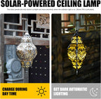 Baroque Style Solar Garden Lantern – Vintage Outdoor Light for Patio, Yard and Pathway Decor