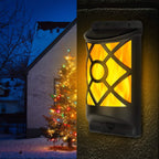 96 LEDs Waterproof Flame Solar Lights Outdoor