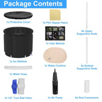 97 Gal Large Size Ice Bath Tub with Cover