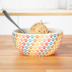 Ceramic Paw Lover Soup or Salad Bowl - Set of 4