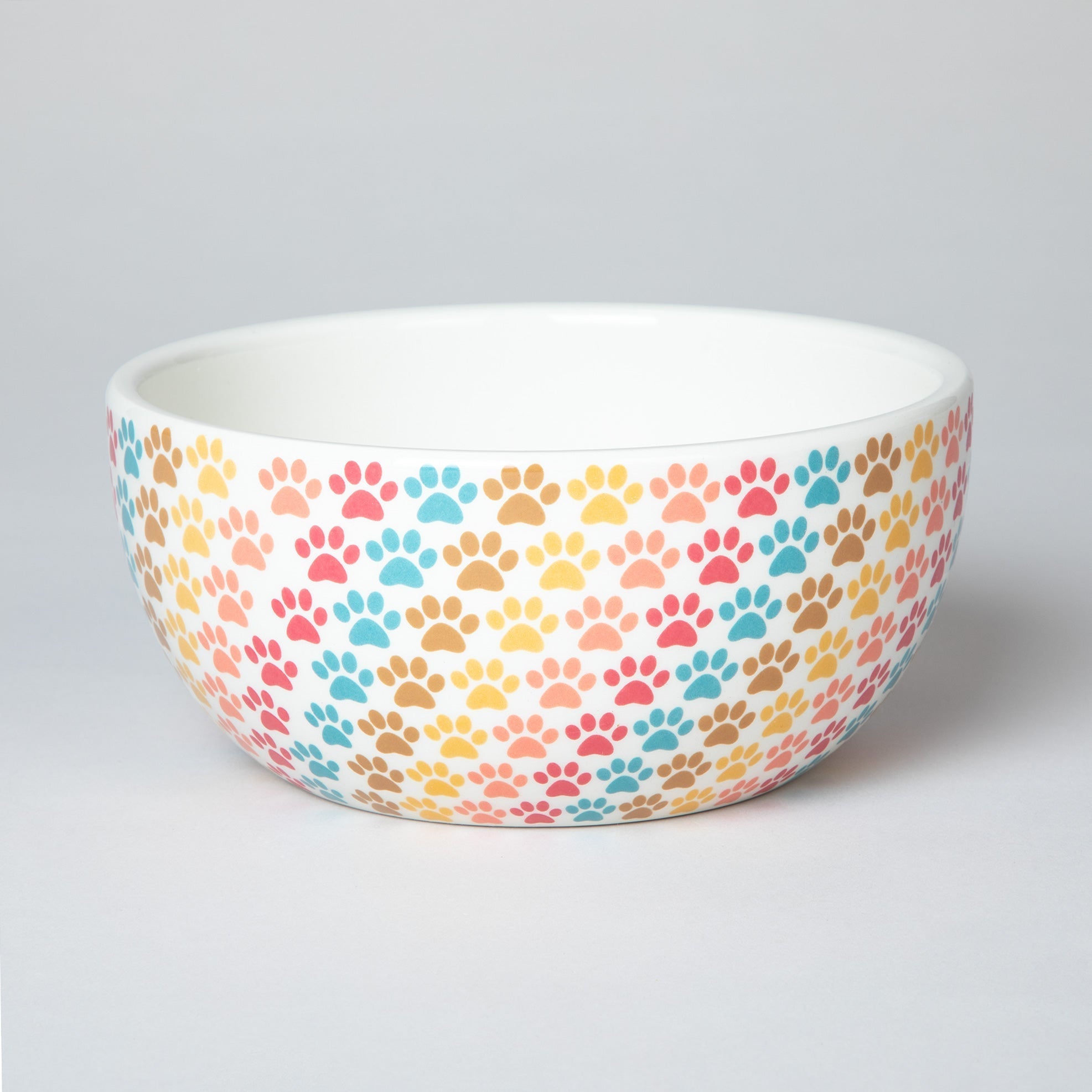 Ceramic Paw Lover Soup or Salad Bowl - Set of 4