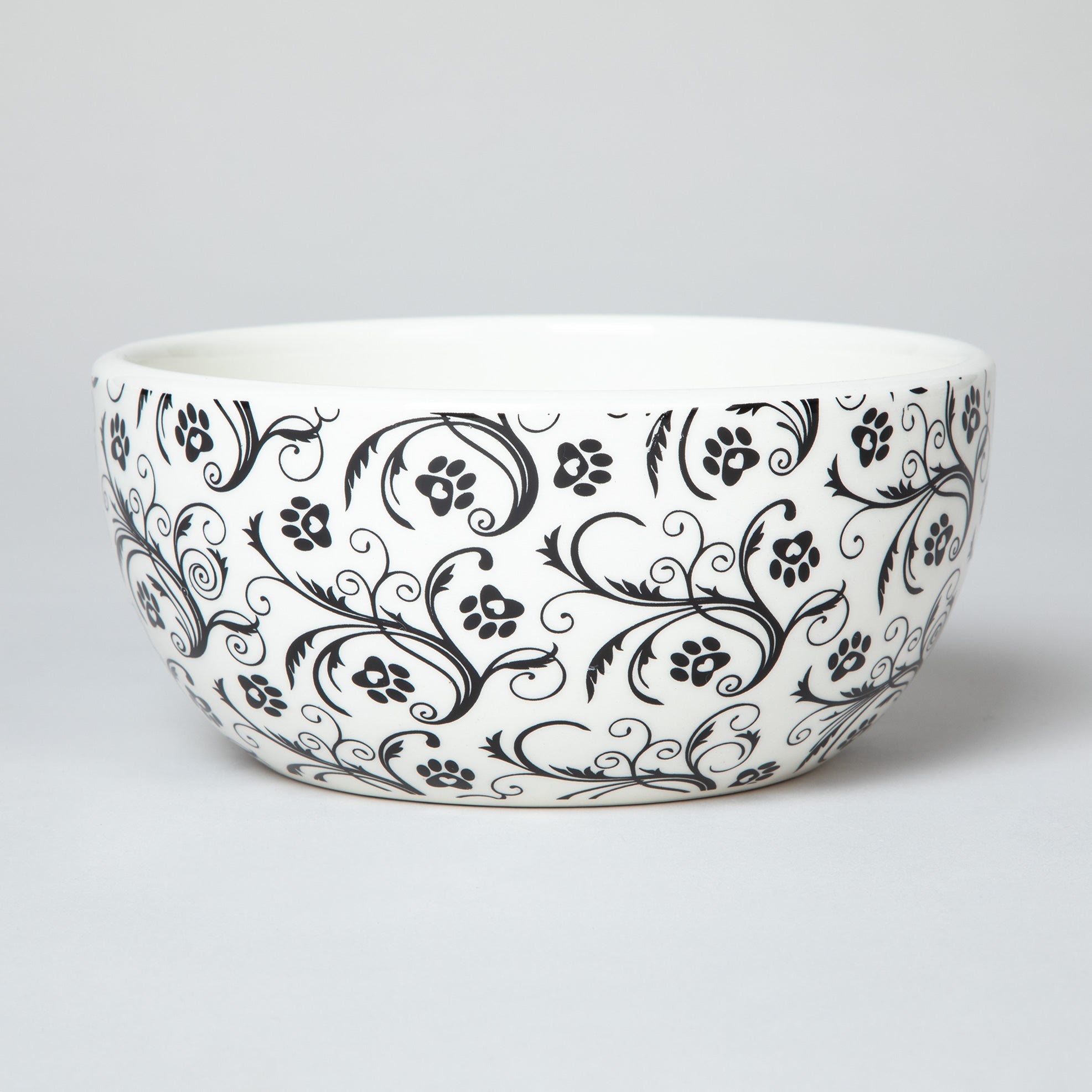 Ceramic Paw Lover Soup or Salad Bowl - Set of 4