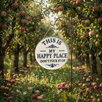 Funny Garden Metal Sign – Vintage Decor