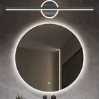 Luxe LED Mirror Wall Light | Minimalist Black & Gold Wall Lamp