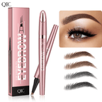 New Waterproof Micro-Fork Eyebrow Pencil, Long-Lasting Brow Pen for Natural Hair-Like Strokes