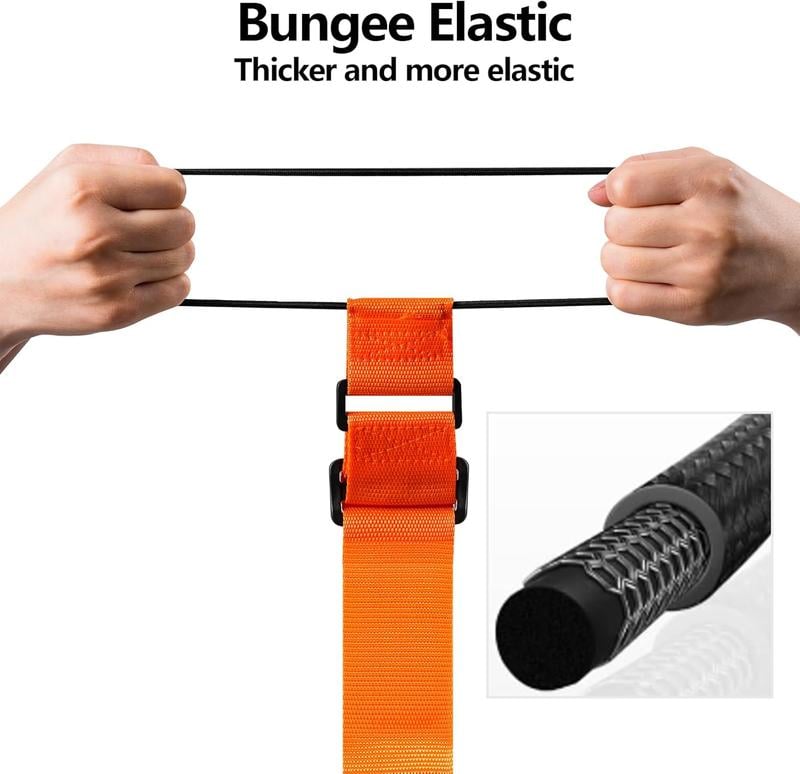 2-Pack Adjustable Luggage Connector Straps – Multi-Use Travel Bag Securing Belts