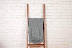 Kasentex 100% Cotton Soft Knitted Throw Blanket, Room Decor, Graduation Gifts, Fathers Day Gift, Mom Gift