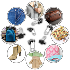 Clip-on slider to replace zippers