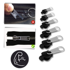 Clip-on slider to replace zippers