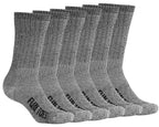 6 Pack: Men's Lightweight Merino Wool Winter Socks