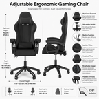 Adjustable Ergonomic Gaming Chair High Back Mesh Recliner