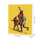 Advent Calendar Basketball Collectible Figure Toy Set