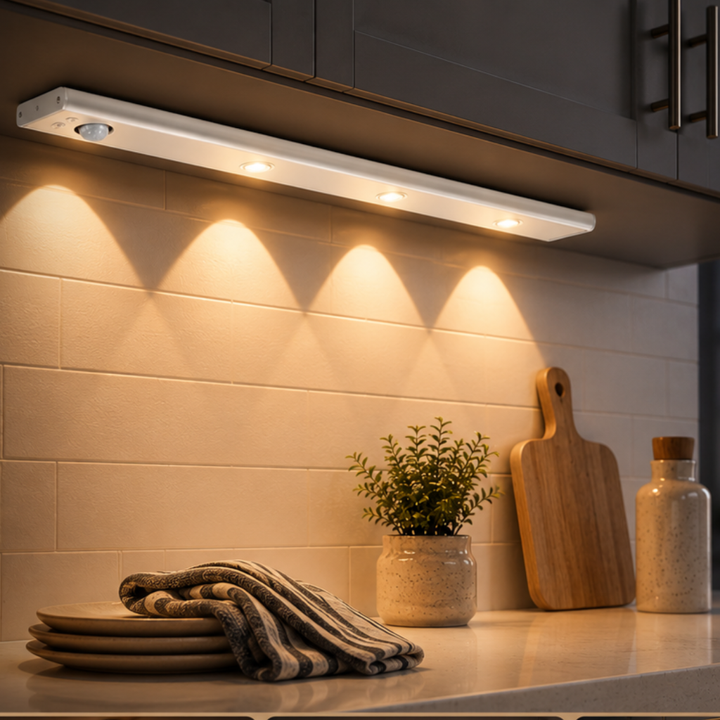 LED Under Cabinet Light – Motion Sensor & Magnetic