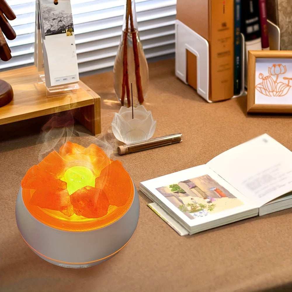 3-in-1 Aroma Diffuser with Salt Lamp