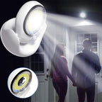 Weatherproof LED outdoor light with motion sensor