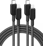 Anker 310 USB-C to Lightning Cable (6 ft, 2-Pack)