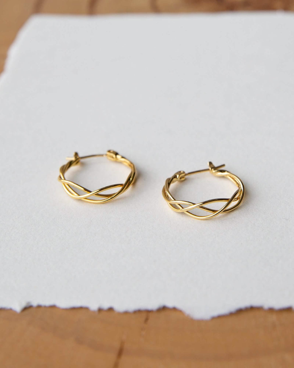 Braided Hoop Earrings