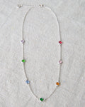 Silver Pop of Color Necklace
