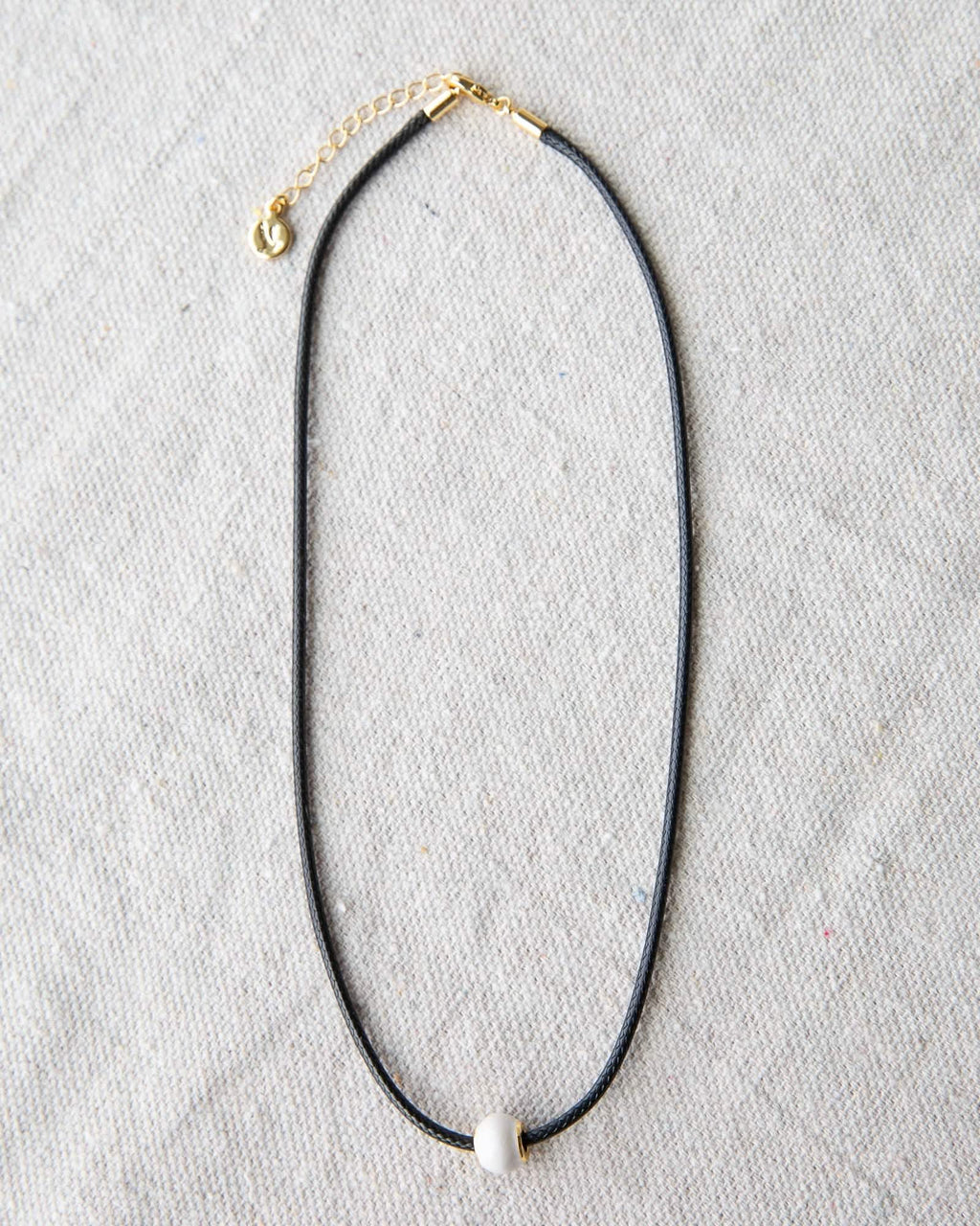 Pearl and Cord Necklace