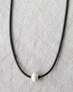 Pearl and Cord Necklace