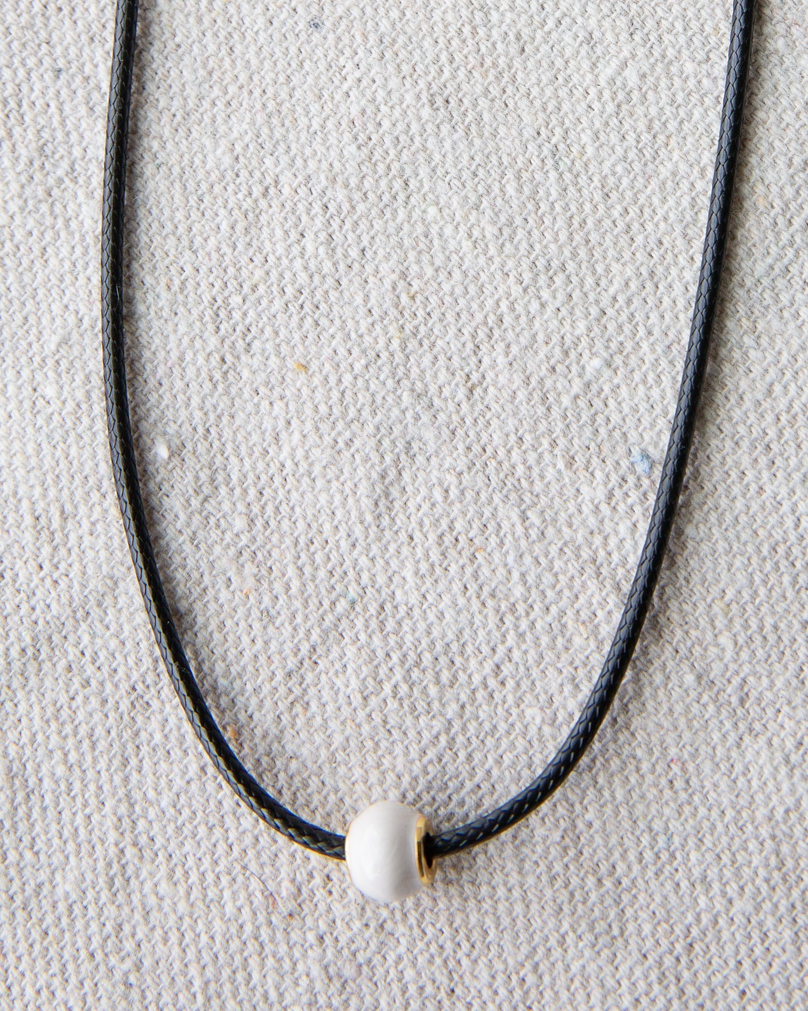 Pearl and Cord Necklace