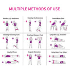 10-Pack: Precision Workout Yoga Fitness Exercise Stretching Resistance Bands Loops