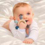 Silicone & Wood Baby Teething Ring