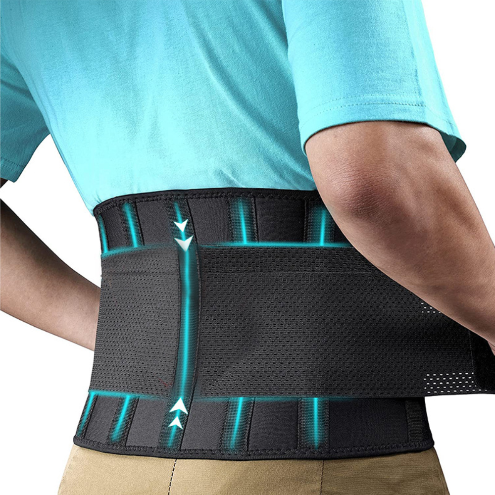 Back Brace Lumbar Support Neoprene Adjustable Pain Relief Belt