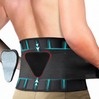 Back Brace Lumbar Support Neoprene Adjustable Pain Relief Belt