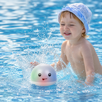 Bath Toy Automatic Water Sprinkler Whale Light Spinner