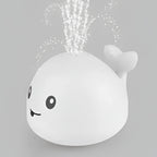 Bath Toy Automatic Water Sprinkler Whale Light Spinner