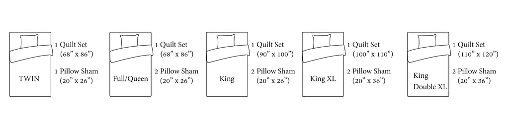 3-Piece Green Cotton Blend Reversible Quilt Set