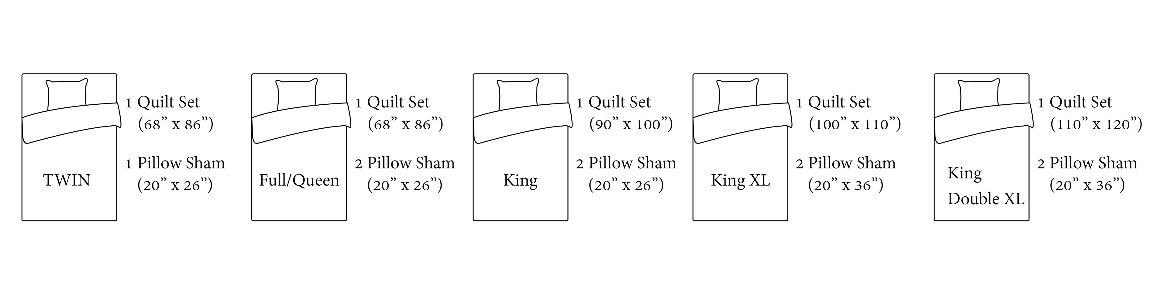 3-Piece Green Cotton Blend Reversible Quilt Set