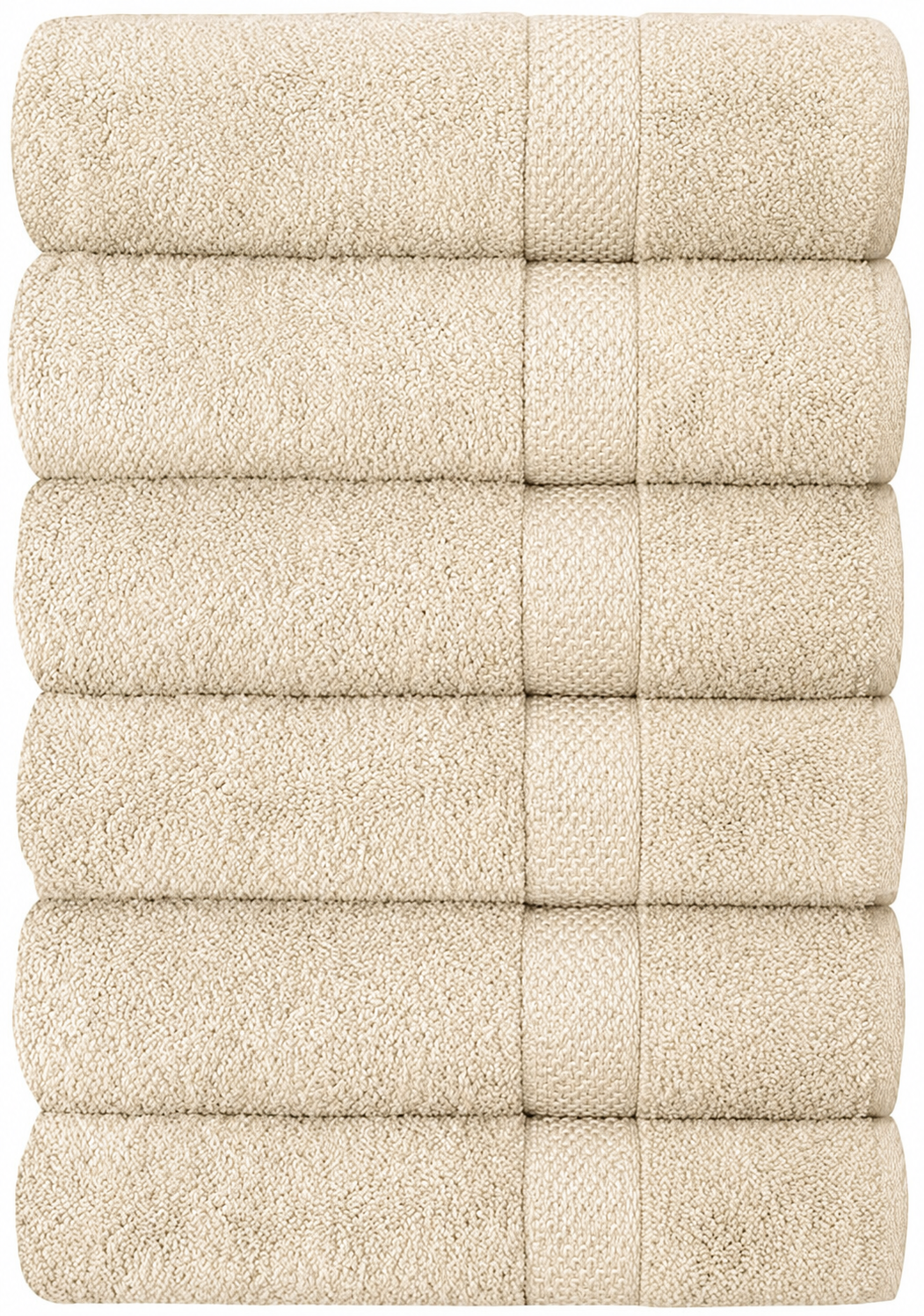 6-Piece Hotel & Spa 100% Cotton Bath Towel Set