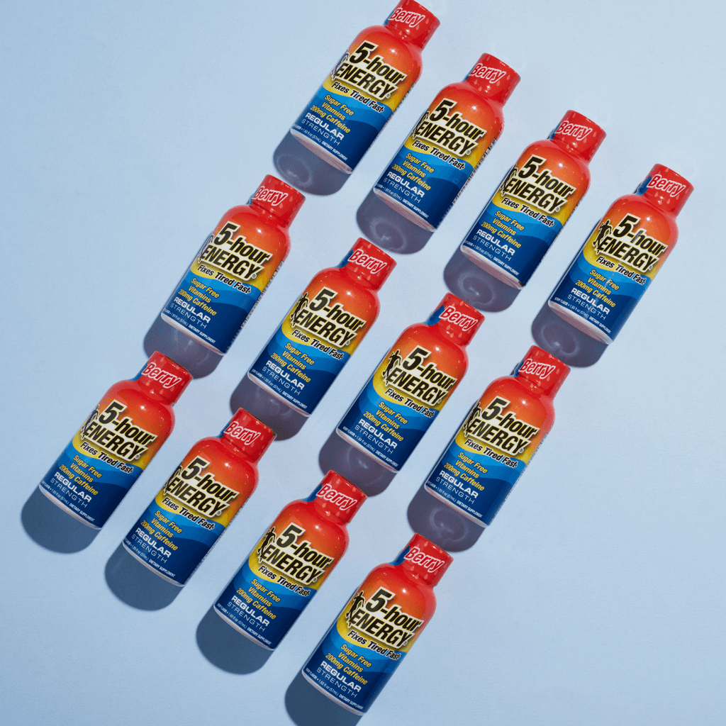 24 Pack 5-hour ENERGY Regular Strength Shots, Berry Flavor 1.93 Fl Oz