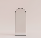 Full-Length Arched Floor Mirror with Stand - Multiple Size