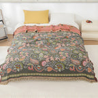 Washable Boho Throw Blanket