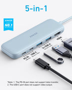 Refurbished Anker 332 USB-C Hub (5-in-1)