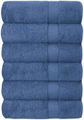 6-Piece Hotel & Spa 100% Cotton Bath Towel Set