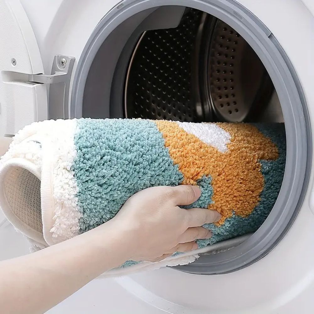 Non-Slip Floral Bath Mat