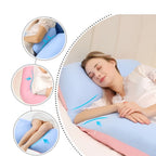 Body Pillow Pregnancy Side Sleeper Support Cushion
