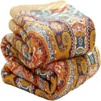 Reversible Boho Throw Blanket