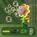 Bubble Machine Flower Bubble Blower Kids Automatic Toy