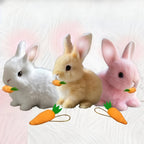 Bunny Toy Home Decor Lifelike Sitting Display Figurine
