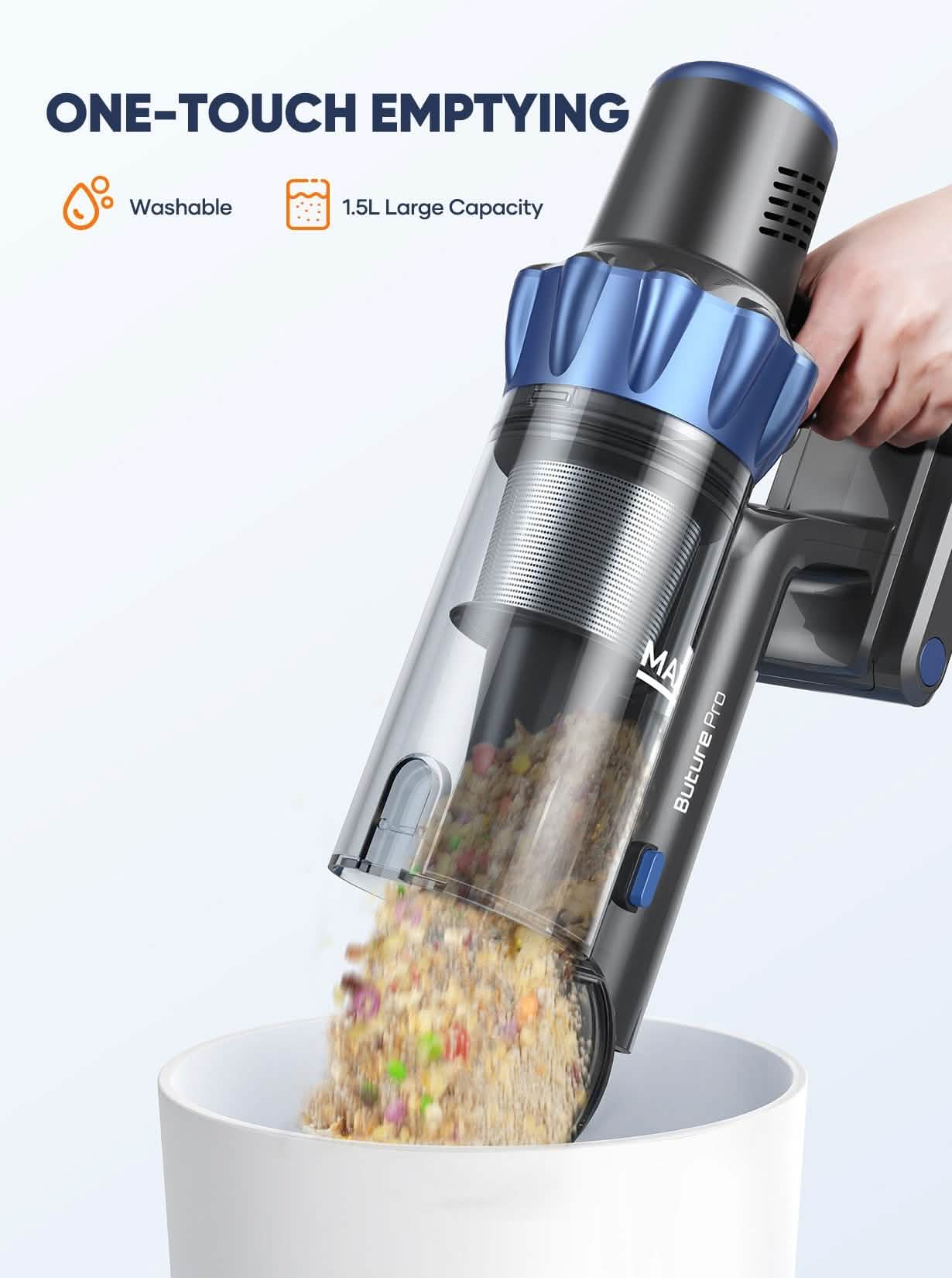 Buture BP10 Cordless Vacuum | 450W 38KPA