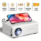 HD 720P - Fast Focus, Portable Projector