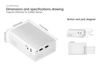 HD 720P - Fast Focus, Portable Projector