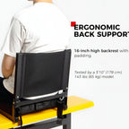 Stadium Seat Padded Folding Bleacher Chair Backrest