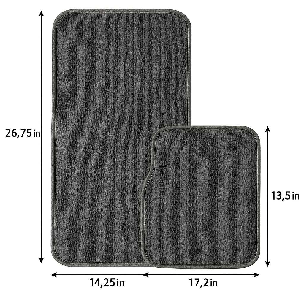 4-Piece Car Floor Mat Set